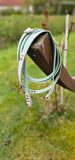**LIMITED EDITION** TrinketyPaws™ | BioThane® wasserdichtes SIGHTHOUND Halsband®  | Mit farblich abgestimmter Leine (optional) | Wildflower Meadow