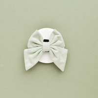 CocoPup London | Tweed Sailor Bow Tie | Sage